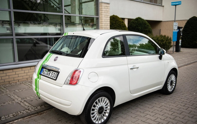 Fiat 500 cena 18900 przebieg: 157000, rok produkcji 2009 z Szczecin małe 529